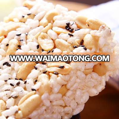 Rice Crackers with Peanuts Crunchy Rice Cake